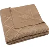 Image de Couverture en tricot check knit biscuit (75 x 100 cm)