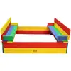 Image de Bac à sable en bois multicolor avec cou