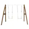 Image de Portique double : 2 balançoires, en boi