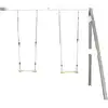 Image de Portique mural 2 balançoire en bois wal