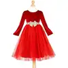 Image de Robe rouge amarilla 3-4 ans