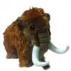 Image de Peluche mammouth poils longs 23 cm