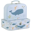 Image de Lot de 2 valisettes - baleine -