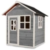 Image de Maisonnette en bois pour enfants loft 100 gris - exit toys