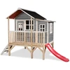 Image de Maisonnette en bois pour enfants loft 350 gris - exit toys