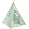 Image de Tente tipi vert pour enfant bois fsc et