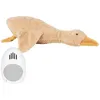 Image de Peluche bruit blanc rechargeable oie liva marron
