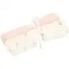 Image de Set de 2 langes en gaze de coton fairy blossom-blossom (70 x 70 cm)