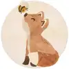 Image de Tapis renard (110 x 110 cm)