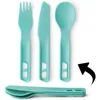 Image de Kit de couverts sea to summit passage cutlery set bleu