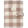 Image de Protège carnet de santé knot vichy caramel