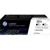 Image de HP 201X LaserJet, lot de 2 cartouches de toner grande capacité authentiques, noir