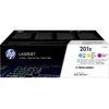 Image de HP 201X LaserJet, lot de 3 cartouches de toner grande capacité authentiques, cyan/magenta/jaune