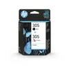 Image de HP 305 pack de 2 cartouches d'encre 3 couleurs / noire authentiques