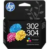 Image de HP 302/304 Cartouche d’encre trois couleurs authentique