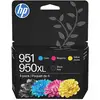 Image de HP 950XL Pack de 4 cartouches d'encre noire / HP 951 Pack de 4 cartouches d'encre cyan/magenta/jaune authentiques