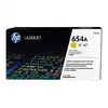 Image de HP 654A toner jaune authentique LaserJet