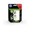 Image de HP 62 pack de 2 cartouches authentiques d'encre noire / trois couleurs
