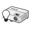 Image de Lampe pour EH620/TK860/TK860i/W2710/W2710i - 5J.JPT05.001