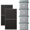 Image de Zendure SolarFlow Hyper 2000 batterie solaire plug and play, 1*Hyper 2000 / 4*AB2000L (7 680 Wh) / 2*500 W Panneaux Solaires Bifaciaux (1 300 Wp)