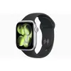 Image de Apple Watch (2025) GPS 42 mm - Aluminium Argent - Bracelet sport Noir en occasion ou reconditionné