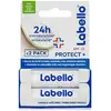Image de Nivea Duo baumes à lèvres SPF 15 - Protect + - 2 x 4,8 g