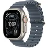 Image de Apple Watch Ultra 3 (2025) GPS + Cellular 49 mm - Titane Naturel - Bracelet Océan Bleu en occasion ou reconditionné