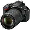 Image de Nikon D5600 + AF-S DX 18-140mm G ED VR Kit d'appareil-photo SLR 24,2 MP CMOS 6000 x 4000 pixels Noir - Très bon état en occasion ou reconditionné