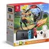 Image de Switch + Ring Fit Adventure - Console de jeux portables 15,8 cm (6.2 ) 32 Go Wifi, Noir, Bleu, Rouge - Très bon état en occasion ou reconditionné