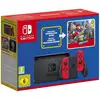 Image de Switch avec Joy-Cons rouges (Édition Limitée) & Super Mario Odyssey (Code), Stickers Super Mario Bros. Le Film - Bon état en occasion ou reconditionné