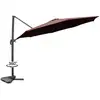 Image de Parasol circulaire Ø 350cm déporté rotatif en aluminium - CASTILLO
