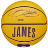 Image de Mini ballon Wilson NBA Lebron James Jaune Taille 3 WZ4007201XB+