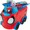 Image de Marvel's Spidey Et Ses Incroyables Amis - Spinning Laster Ghost Camion Tournant Rouge