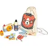Image de Kit Aventure Safari En Bois Rouge, Beige, Bleu