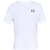 Image de Under Armour Sportstyle Left Chest T-shirt Hommes-Blanc,Noir, Taille XL