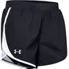 Image de Under Armour Fly-By 2.0 Shorts Femmes-Noir,Blanc, Taille XS