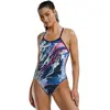 Image de Maillot de bain 1 pièce femme TYR Cctiebk Transt Bleu 26 P04023-418