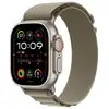Image de Watch Ultra 2 GPS, boitier en titane de 49 mm avec boucle alpine, Vert Olive, M - Très bon état en occasion ou reconditionné