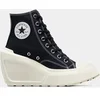 Image de Baskets femme Converse Chuck 70 Luxe Wedge Egret Noir 37 A06478C