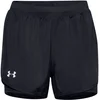 Image de Under Armour Fly By 2.0 2in1 Shorts Femmes-Noir,Argent, Taille S