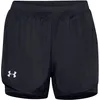 Image de Under Armour Fly By 2.0 2in1 Shorts Femmes-Noir,Argent, Taille XS