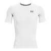 Image de Under Armour Heatgear Comp T-shirt Hommes-Blanc,Noir, Taille L