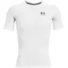 Image de Under Armour Heatgear Comp T-shirt Hommes-Blanc,Noir, Taille S