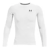Image de Under Armour Heatgear Comp Haut Manches Longues Hommes-Blanc,Noir, Taille S