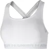 Image de Under Armour Crossback Middle Soutien-gorge sport Femmes - blanc, gris, Taille XL