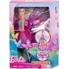 Image de Barbie Danseuse À Papillon - Poupée Transformation 2 En 1 Rose