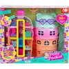 Image de Polly Pocket - Coffret Maison Cornet De Glace Avec Figurines Multicolore