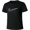 Image de Nike Dri-Fit One Graphic T-shirt Filles-Noir,Blanc, Taille XS