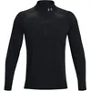 Image de Under Armour Qualifier 2.0 1/2 Zip Haut Manches Longues Hommes-Noir, Taille XXL