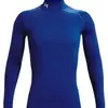 Image de Sous maillot de compression à col montant Under Armour ColdGear® Bleu S 1366072-400